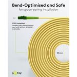 Glasfaserkabel (FTTH), Singlemode (OS2) Yellow, (Simplex), 20 m, 20m- VPE: 1
