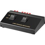 Lautsprecher-Umschaltbox, Schwarz- VPE: 1