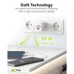 USB-C™ PD GaN Multiport-Schnellladegerät Nano (65 W) weiß, weiß- VPE: 1