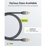 Mono-Cinchkabel, 10 m, 10m- VPE: 1