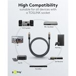 TOSLINK-Kabel, 10 m, 10m- VPE: 1
