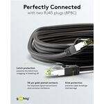 CAT 8.1 Patchkabel, S/FTP (PiMF), schwarz, 5m- VPE: 1