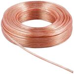 Lautsprecherkabel transparent, 25m- VPE: 1