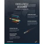 USB-A-auf-USB-B 3.0 Adapterkabel, 0.5m- VPE: 1