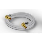 TV Antennenkabel (135 dB), 4x geschirmt, 1m- VPE: 1