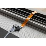 RJ45 LAN Fensterdurchführung Ultra-Slim 0,25 m, 0.25m- VPE: 1