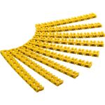 Kabelmarker-Clips Buchstaben A-C, für Kabeldurchmesser von 3,8 - 5,9 mm, 4mm- VPE: 1