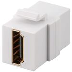 Keystone Modul mit HDMI™-Doppel-Buchse, 4K @ 60 Hz- VPE: 1