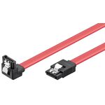 HDD S-ATA-Kabel 1,5 GBit/s/3 GBit/s 90° Clip, 0.5m- VPE: 1