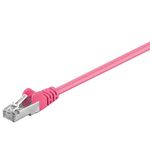 CAT 5e Patchkabel, SF/UTP, magenta, 3m- VPE: 1