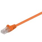 CAT 5e Patchkabel, U/UTP, orange, 0.25m- VPE: 1