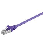 CAT 5e Patchkabel, SF/UTP, violett, 1.5m- VPE: 1
