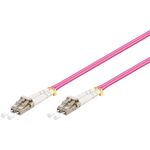 LWL Kabel, Multimode (OM4) Violett, 1m- VPE: 1
