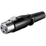 Mikrofonkupplung, XLR-Buchse (3-Pin), 3Pin- VPE: 1