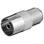 F-Adapter: F-Buchse > Koax-Buchse- VPE: 10