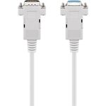D-SUB 9 pin Verlängerungskabel, Stecker/Buchse, seriell 1:1, 2m- VPE: 1