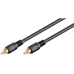 Koaxial Digital Audio Verbindungskabel, Cinch S/PDIF, zweifach geschirmt, 5m- VPE: 1