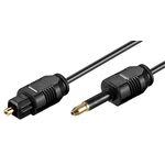 Toslink-auf-Mini-Toslink-Kabel, 2m- VPE: 1