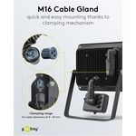 LED-Außenstrahler, 50 W, mit Bewegungsmelder- VPE: 1