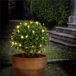 50er LED-Silberdraht-Cluster-Lichterkette- VPE: 1