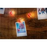 10er LED-Fotoclips-Lichterkette Geschenk- VPE: 1