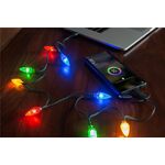 Smartphone-USB-Ladekabel mit LED-Leuchten- VPE: 1