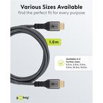 High-Speed-HDMI™-Kabel mit Ethernet, 1m- VPE: 1