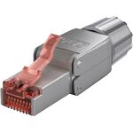 CAT 6 feldkonfektionierbarer RJ45-Stecker, STP geschirmt- VPE: 1