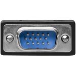 Analoger DVI/VGA Adapter, vernickelt, DVI-I-BuchseDual-Link(24+5pin)- VPE: 1
