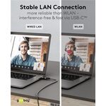 Ethernet-Kabel USB-C™ 3.1 auf RJ45, 1 m, 1m- VPE: 1