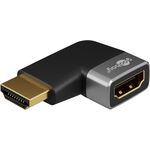 HDMI™-Winkeladapter 90° horizontal, 8K/60Hz- VPE: 1