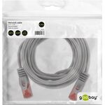 CAT 6 Patchkabel, U/UTP, grau, 3m- VPE: 1
