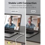 Ethernet-Kabel USB-A 3.0 auf RJ45, 2 m, 2m- VPE: 1