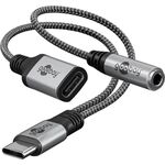 Adapter USB-C™ auf USB-C™ und Klinke, 3,5 mm AUX- VPE: 1