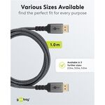 DisplayPort™-Kabel 2.0/2.1, 80 Gbit/s, 2m- VPE: 1