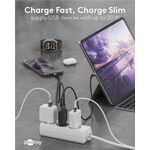 USB-C™ PD GaN Dual-Schnellladegerät Slim (20 W) schwarz, schwarz- VPE: 1