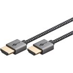 Slim High-Speed-HDMI™-Kabel mit Ethernet, 1m- VPE: 1