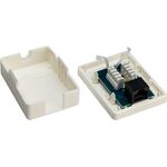 1-Port RJ45-Anschlussdose, CAT 6, UTP- VPE: 1
