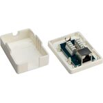 1-Port RJ45-Anschlussdose, CAT 6, STP- VPE: 1