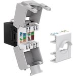 Keystone Modul RJ45 CAT 6A, UTP, Schwarz- VPE: 1