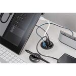 3-Port USB-Einbau-Hub mit 2x 3,5-mm-Audio-Anschlüssen- VPE: 1