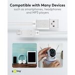 USB 2.0 Hi-Speed-Kabel, weiß, 3m- VPE: 1