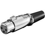 Mikrofonkupplung, XLR-Buchse (3-Pin), 3Pin- VPE: 1