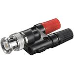 BNC-Stecker > 2x 4-mm-Bananenbuchse- VPE: 1
