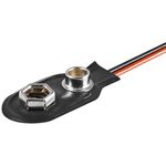1x 9 V Block Batterieclip- VPE: 10