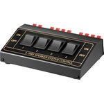 Lautsprecher-Umschaltbox, Schwarz- VPE: 1