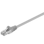 CAT 5e Patchkabel, SF/UTP, grau, 1m- VPE: 1