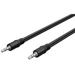 Audio Verbindungskabel AUX, 3,5 mm Stereo, Flachkabel, 2.5m- VPE: 1