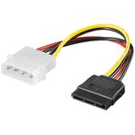 PC-Stromkabel/Stromadapter, 5.25-Stecker zu SATA, 0.13m- VPE: 1
