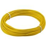Kupferlitze isoliert, 10 m, gelb- VPE: 1